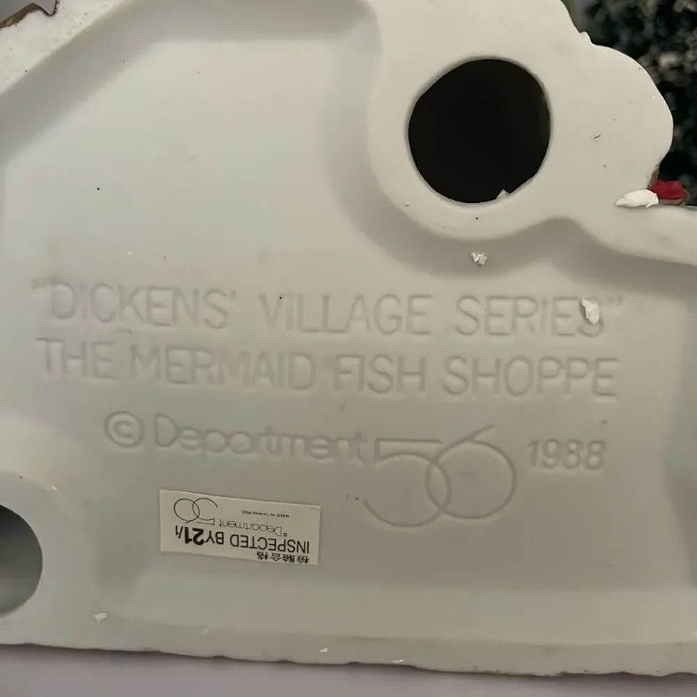 DEPT 56 MERMAID FISH SHOP‎